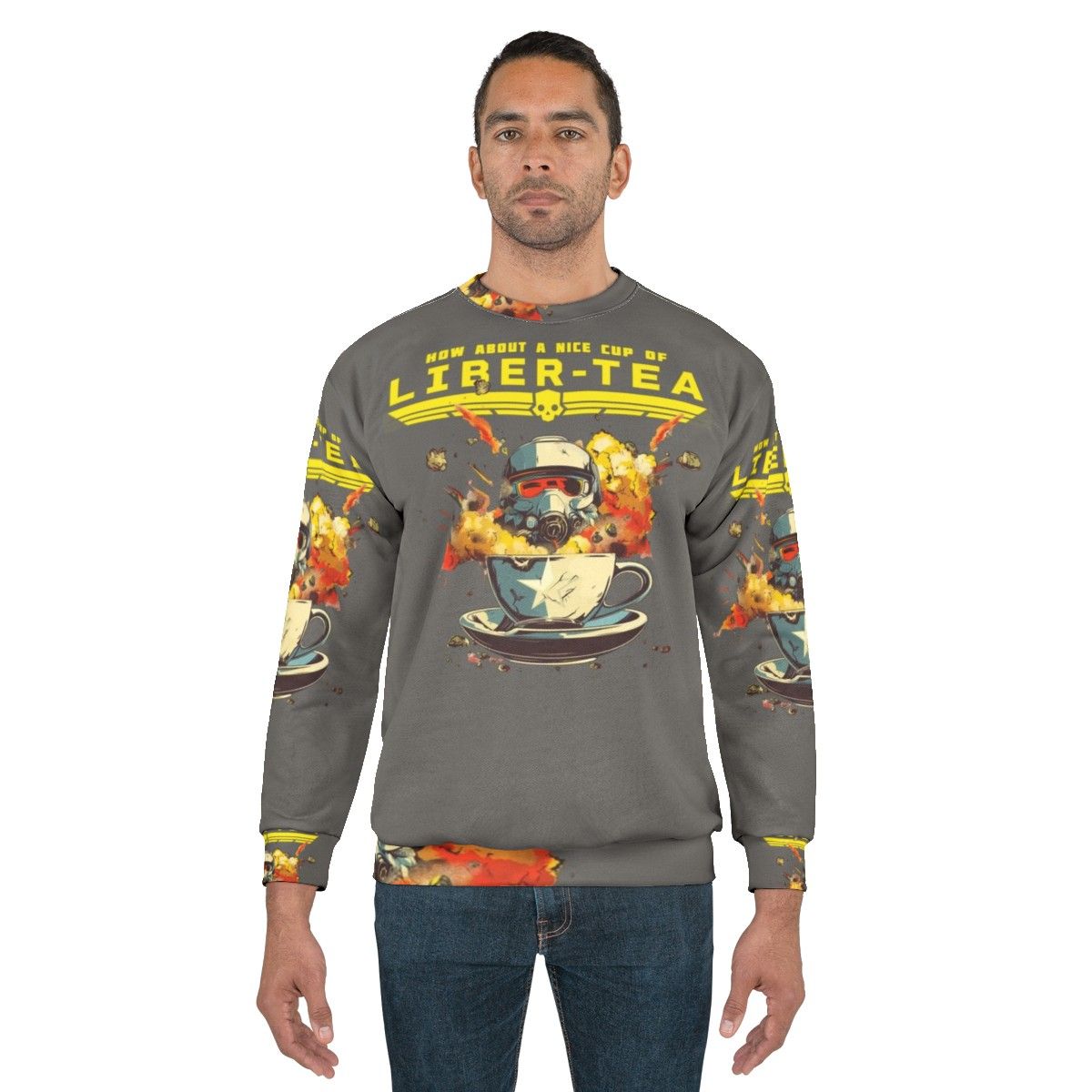 Helldivers II Co-Op Shooter Sweatshirt - men