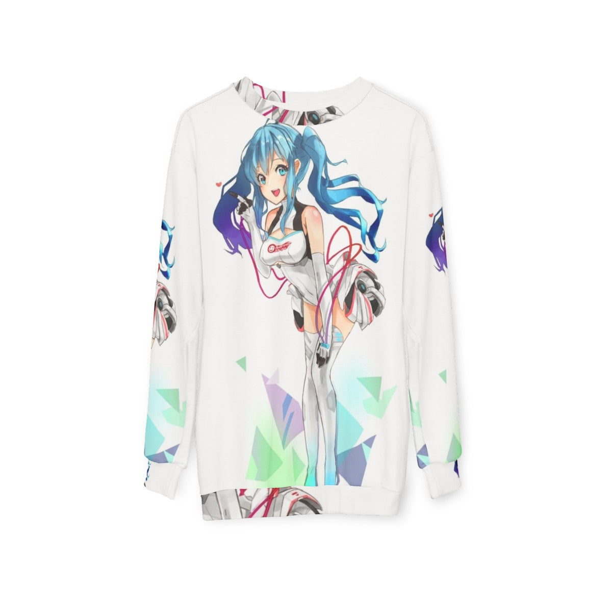 Racing Miku Anime Sweatshirt - hanging