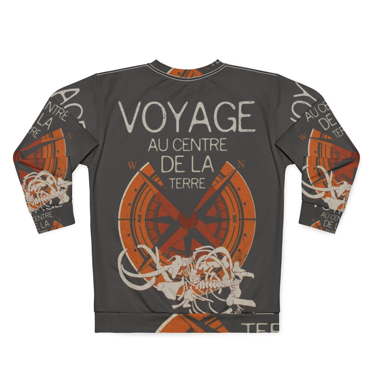 Jules Verne books collection sweatshirt - Back