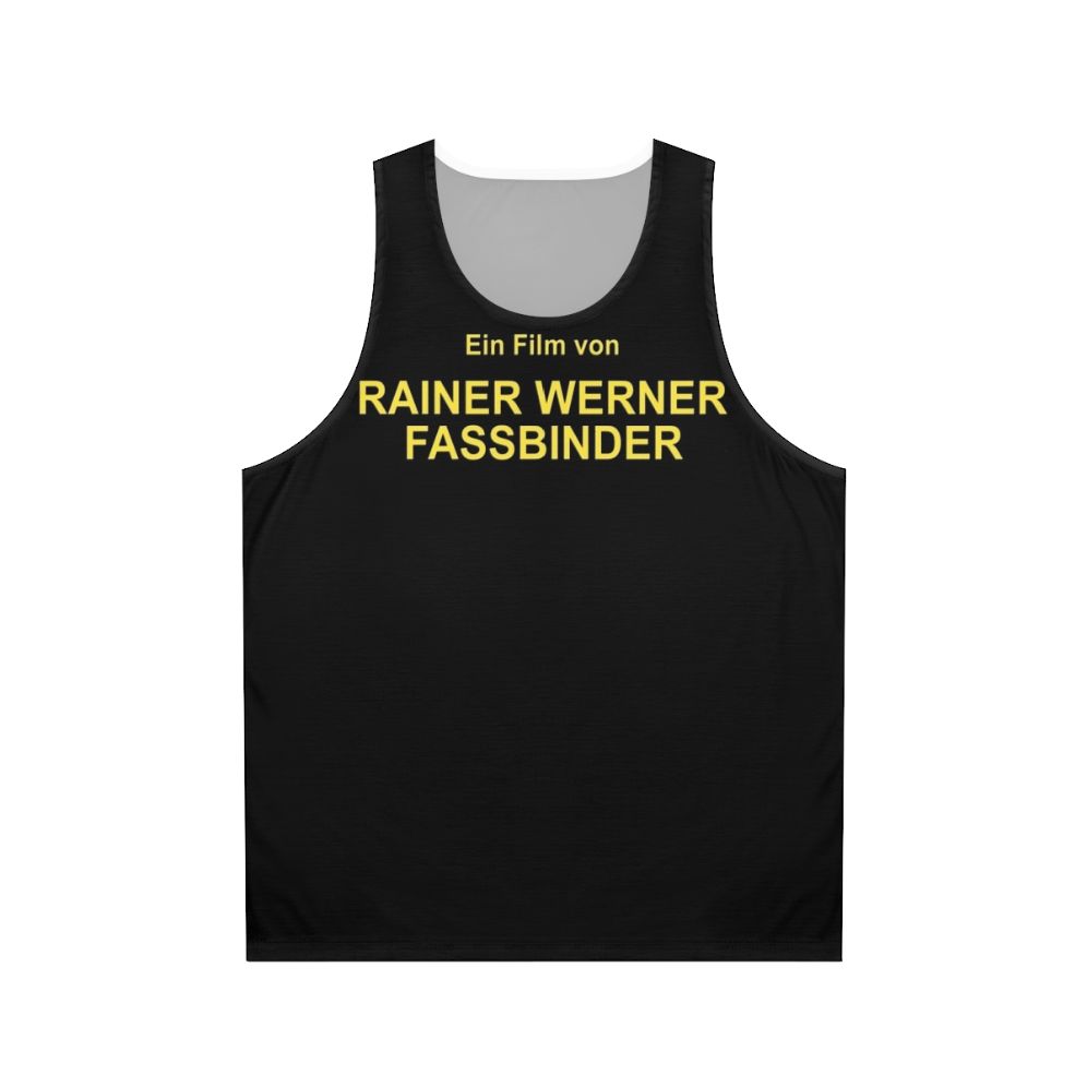 Unisex tank top inspired by Rainer Werner Fassbinder films