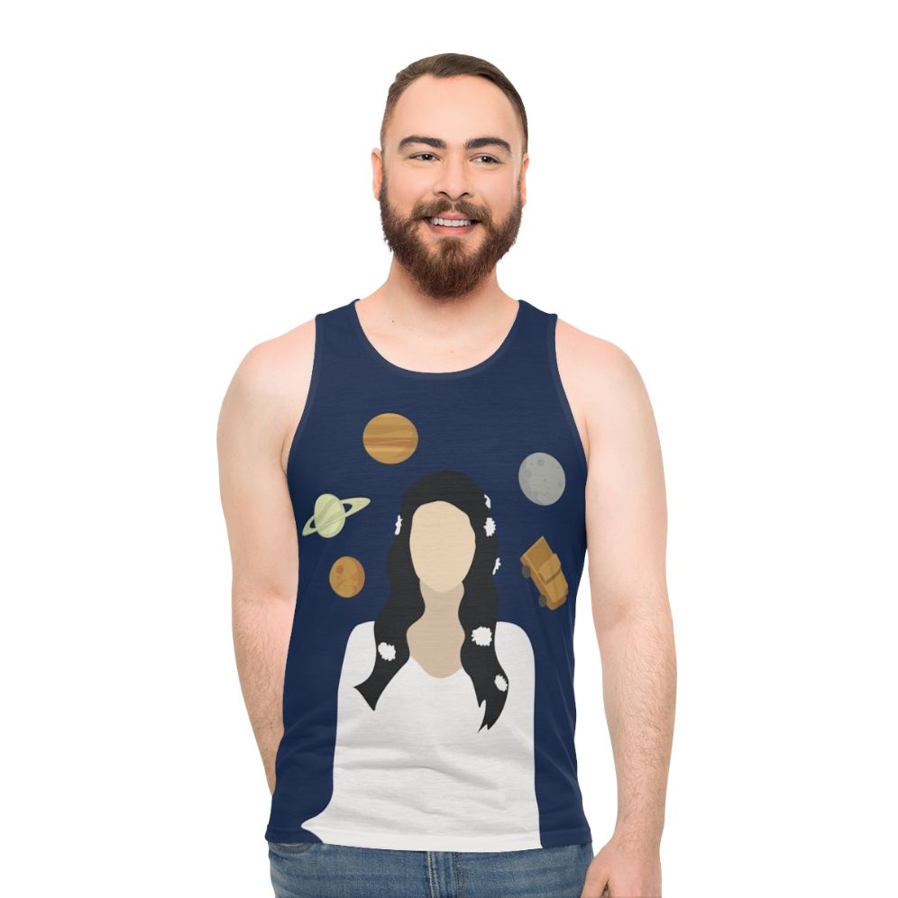 Lana Del Rey inspired celestial unisex tank top - men