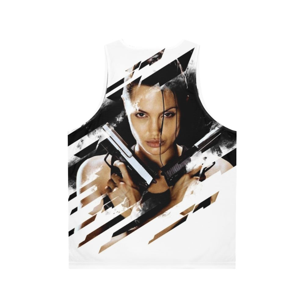 Lara Croft Tomb Raider Angelina Jolie Unisex Tank Top - Back