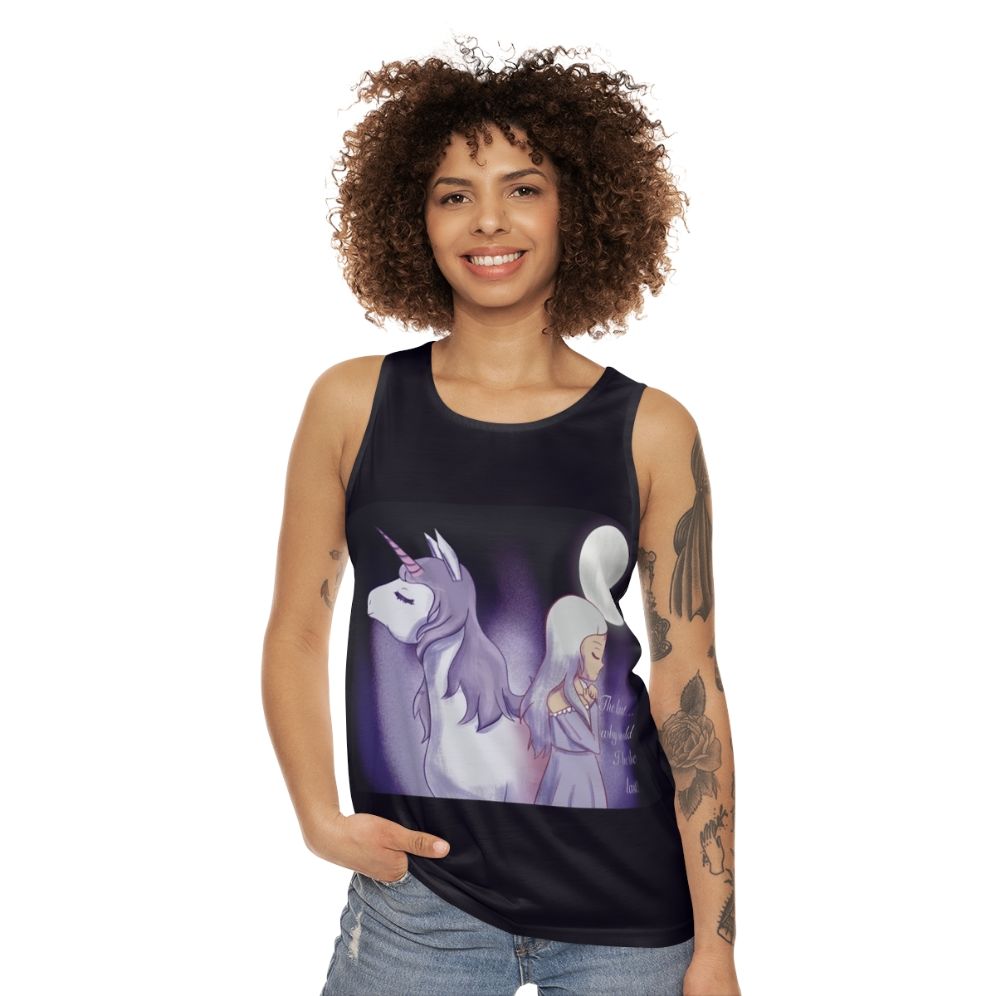 The Last Unicorn Unisex Tank Top - women