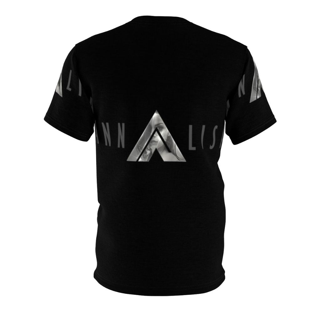 Graphic t-shirt featuring the name "Annalisa Singer" in an Italian-inspired design - Back