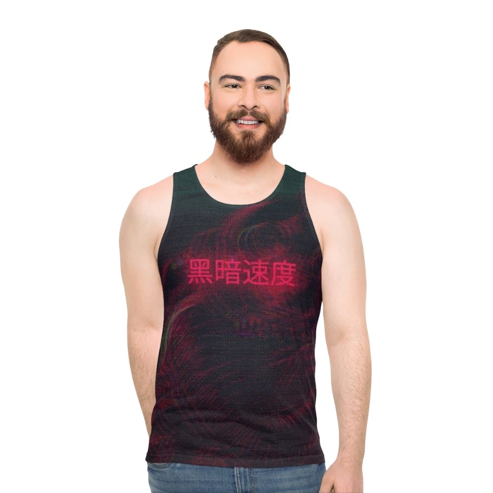 Vaporwave Astronaut Unisex Tank Top - men