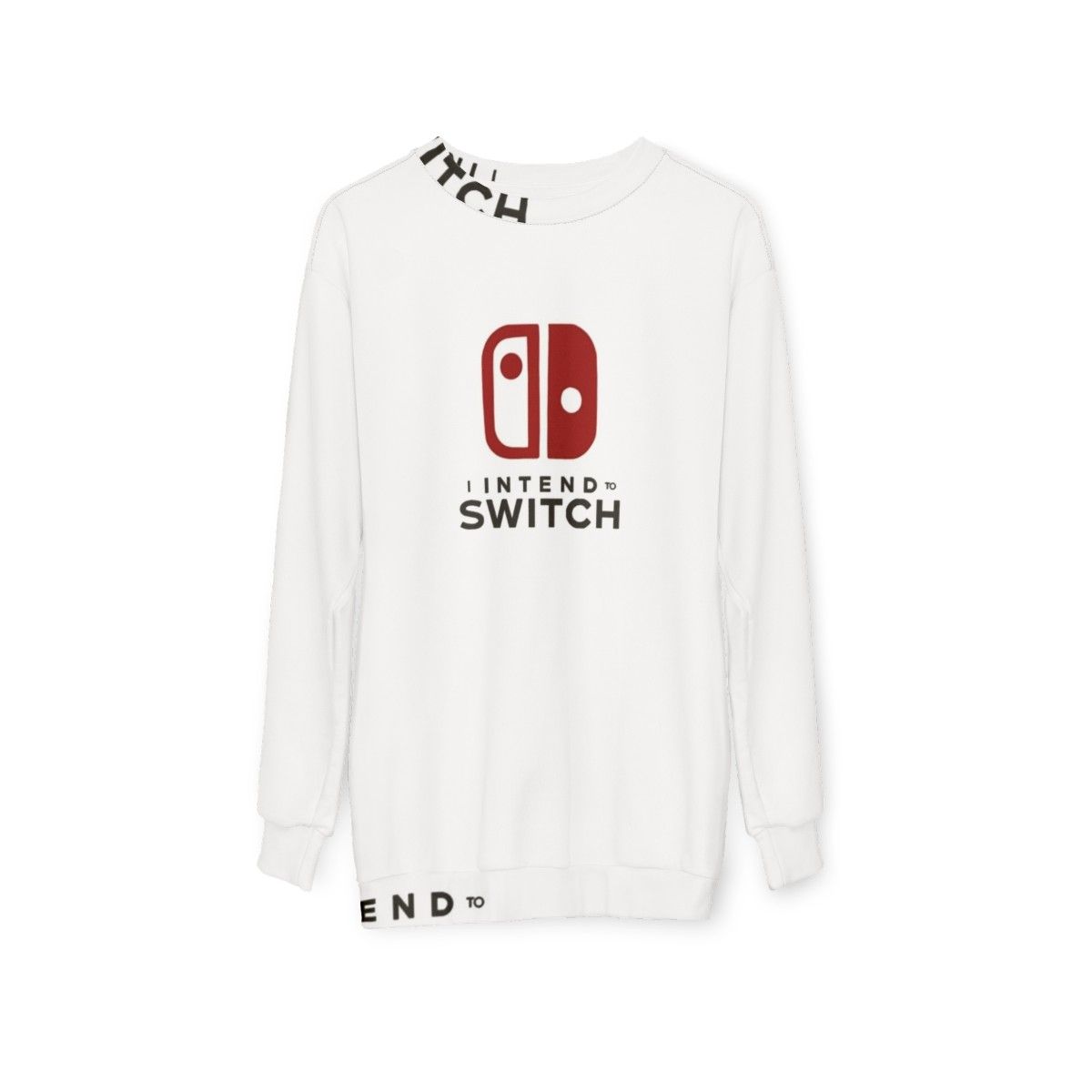 "I Intend To Switch" dissociative disorder and plural pride sweatshirt - hanging