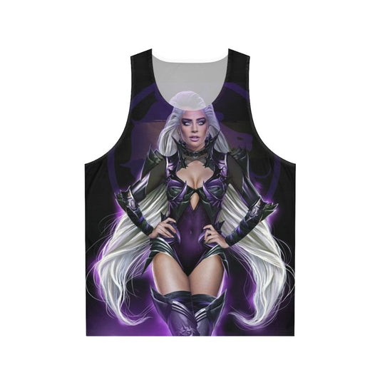 Unisex hair design tank top