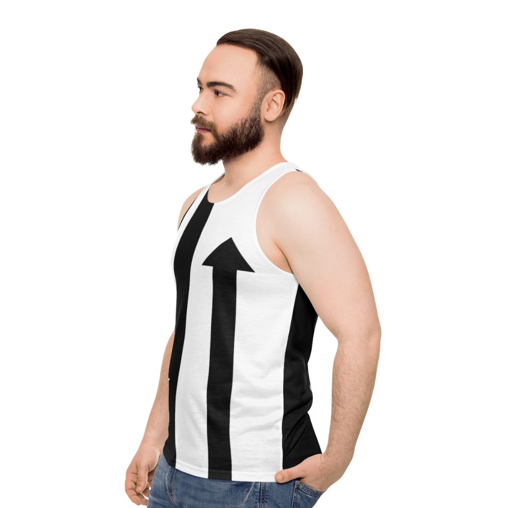 Mod Arrows Unisex Retro Tank Top - men side