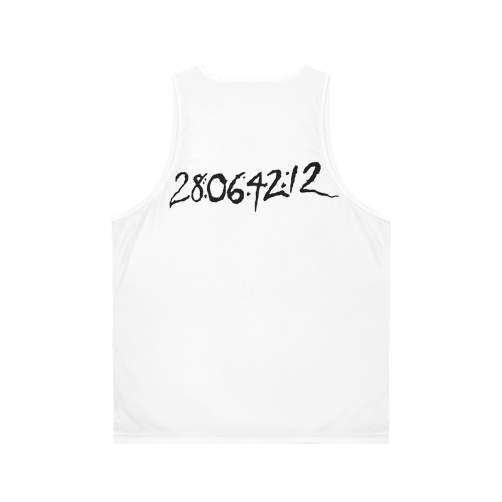 Donnie Darko inspired end of the world unisex tank top - Back