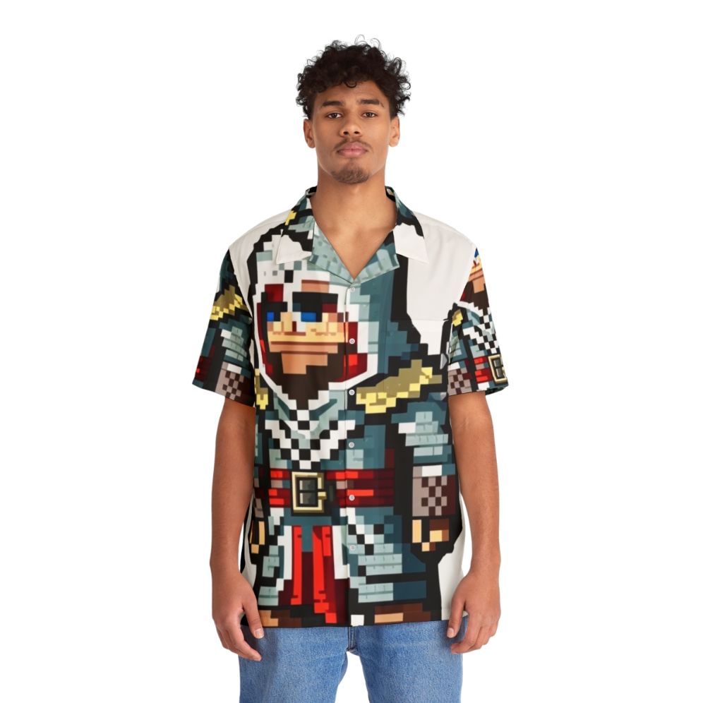 Pixel Art Assassin's Creed Hawaiian Shirt - Lifestyle