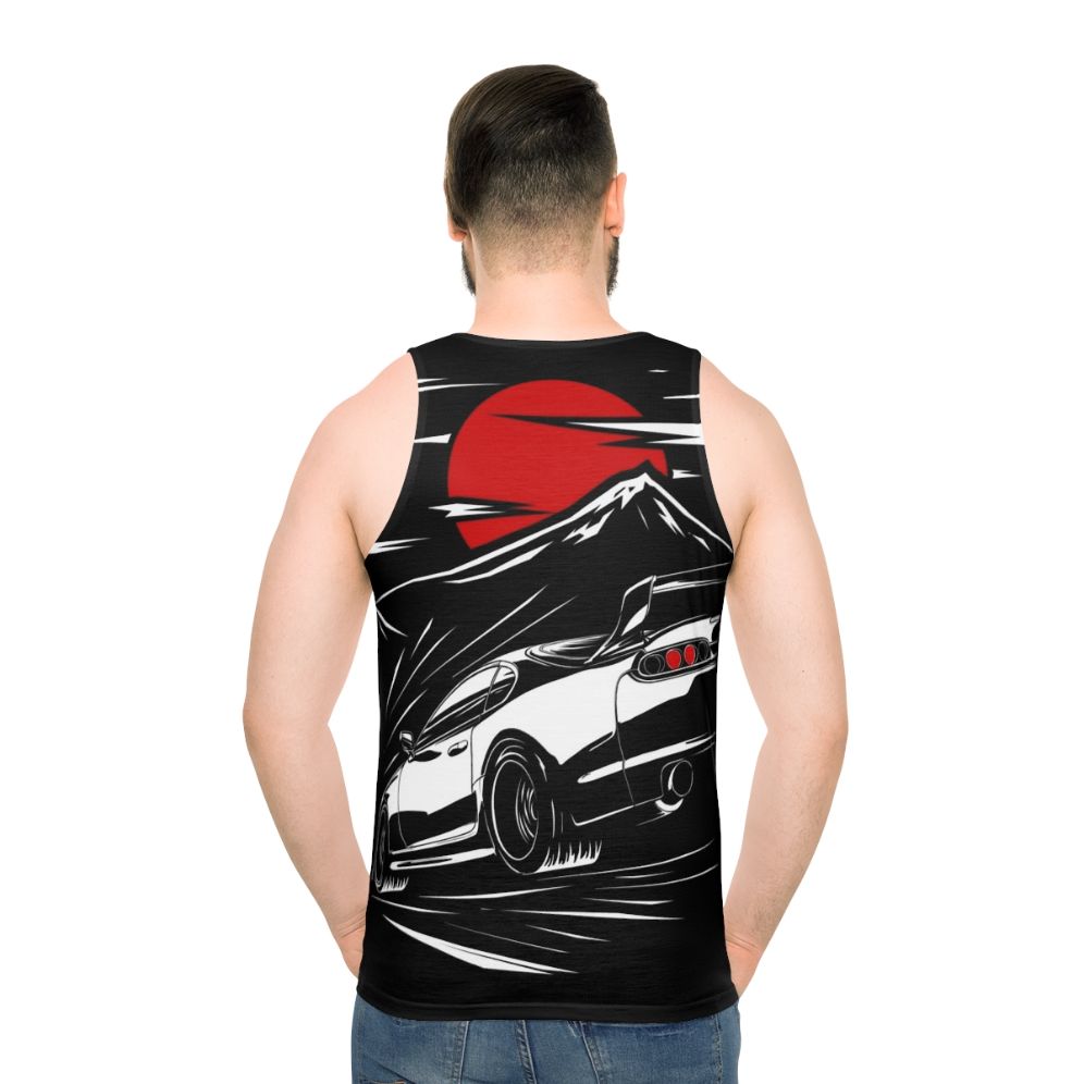 Toyota Supra JZA80 Unisex Tank Top - men back