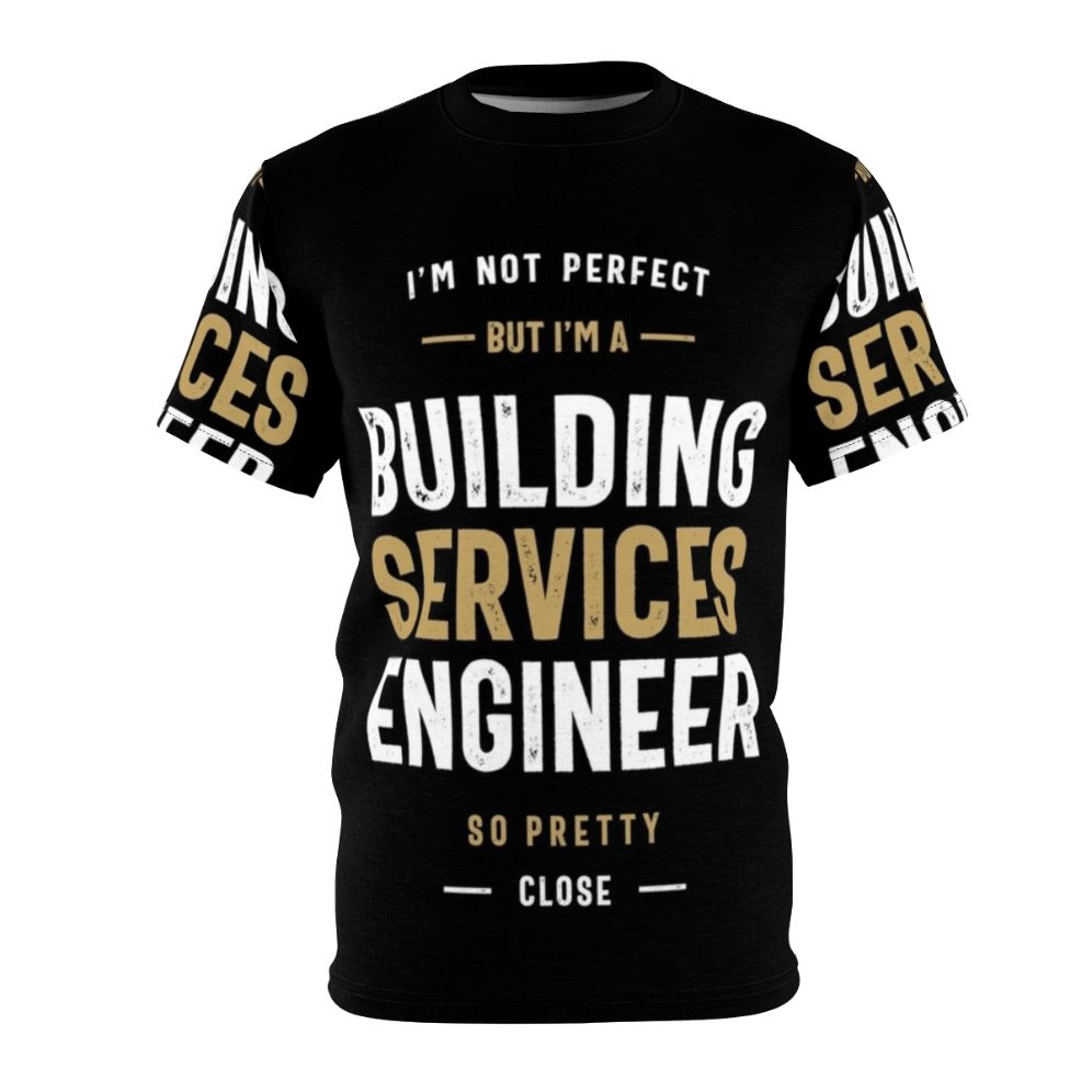 Building Services Engineer T-shirt featuring a design for engineering professionals