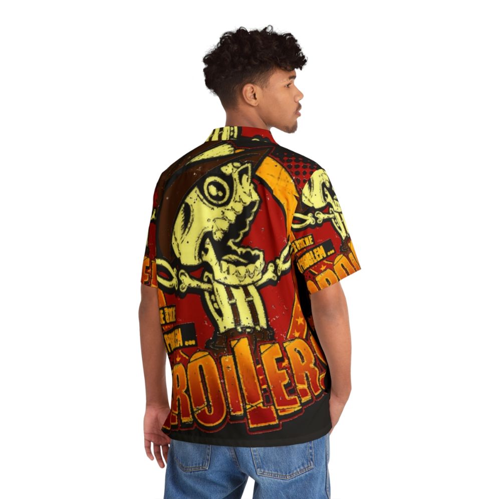 Broiler Chicken Hawaiian Shirt - People Back