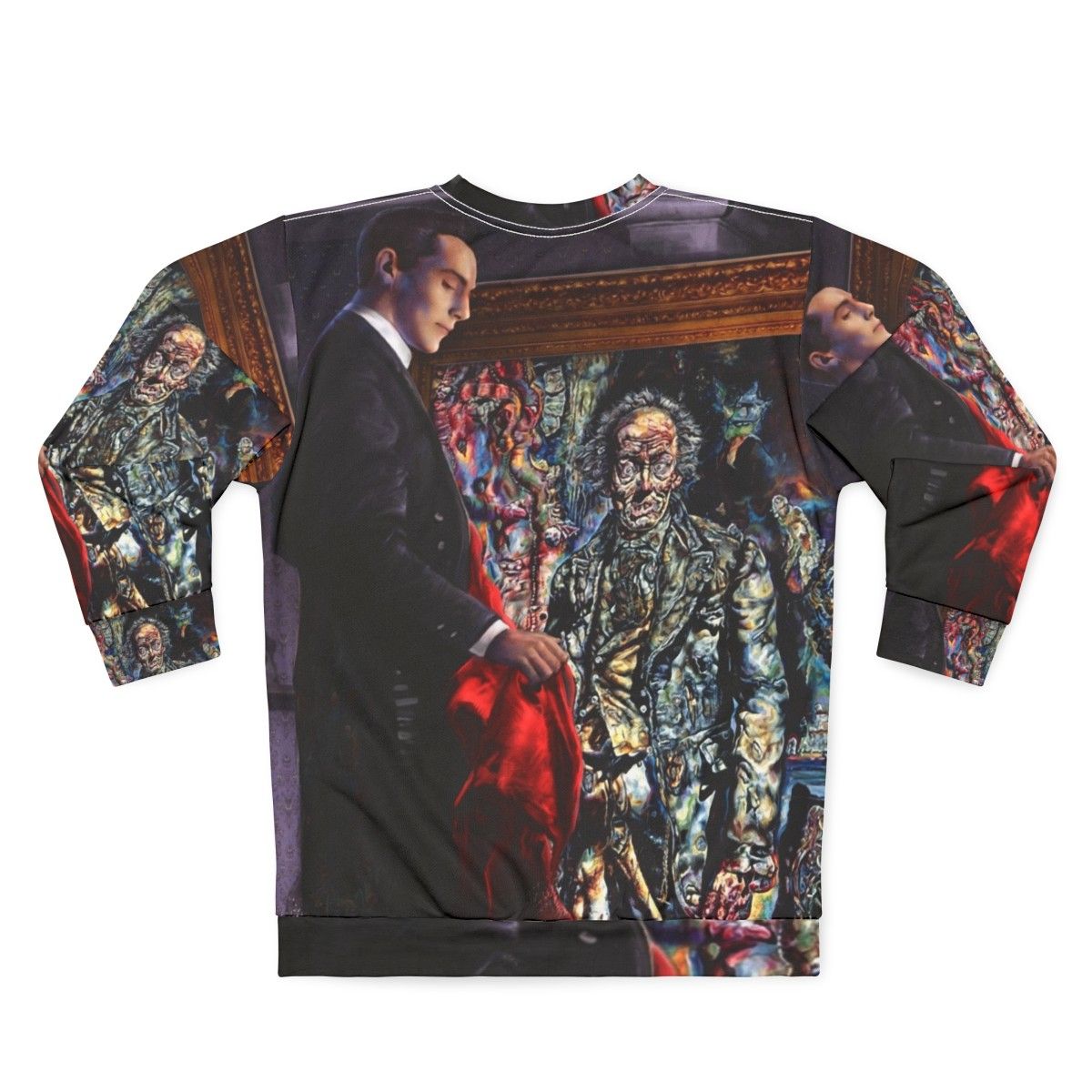 Dorian Gray Revisited Sweatshirt - Classic Horror Movie Inspired Apparel - Back