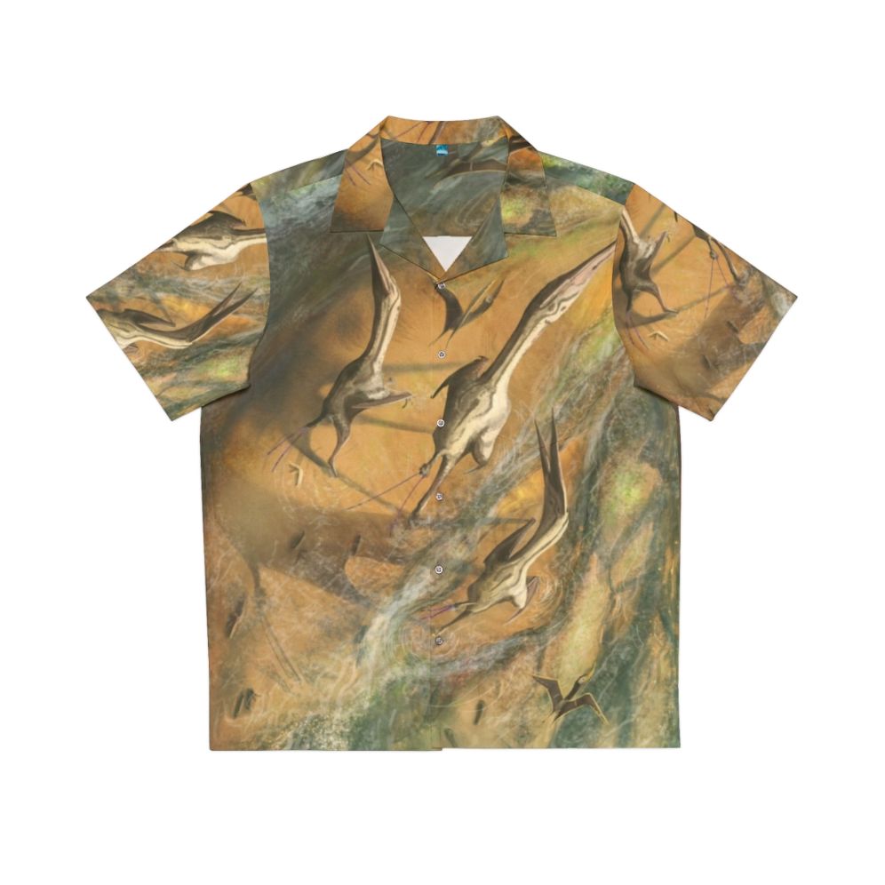 Wandering azhdarchid pterosaurs hawaiian shirt