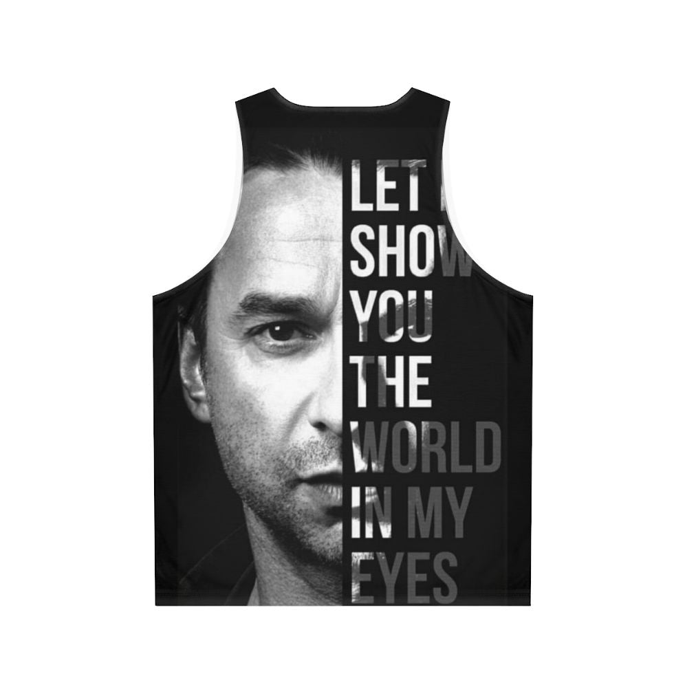 Depeche Mode 80s Unisex Tank Top - Back