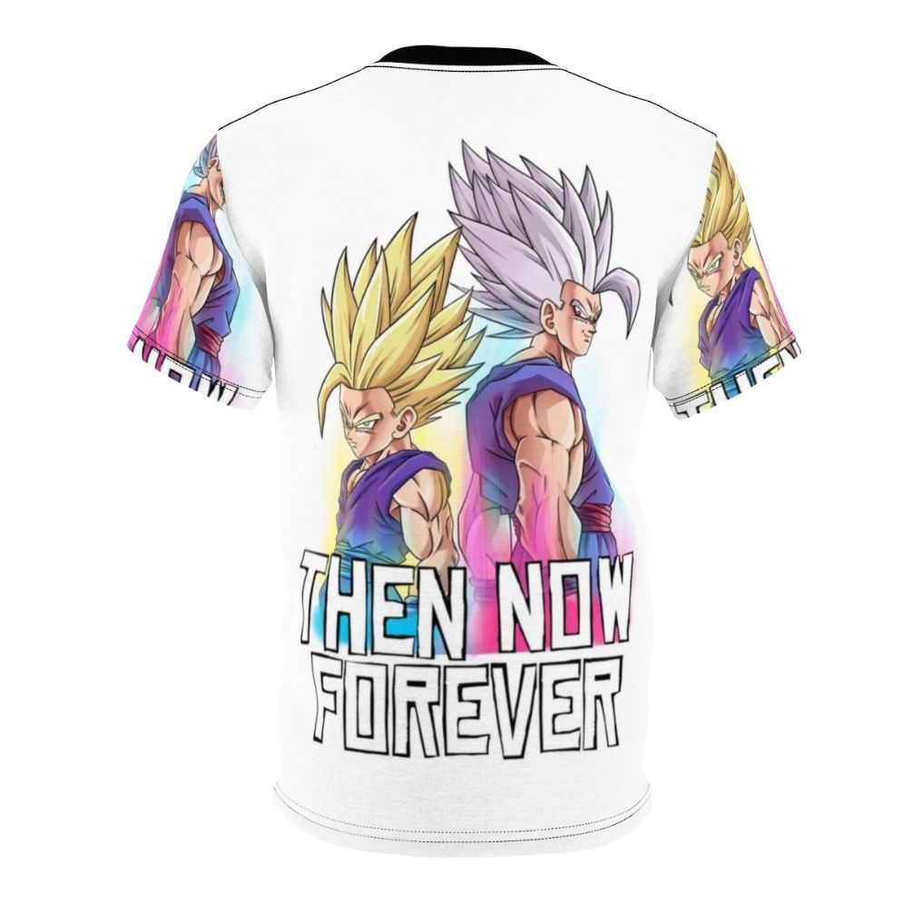 Anime-inspired Now and Forever T-Shirt featuring a bold dragon ball design - Back