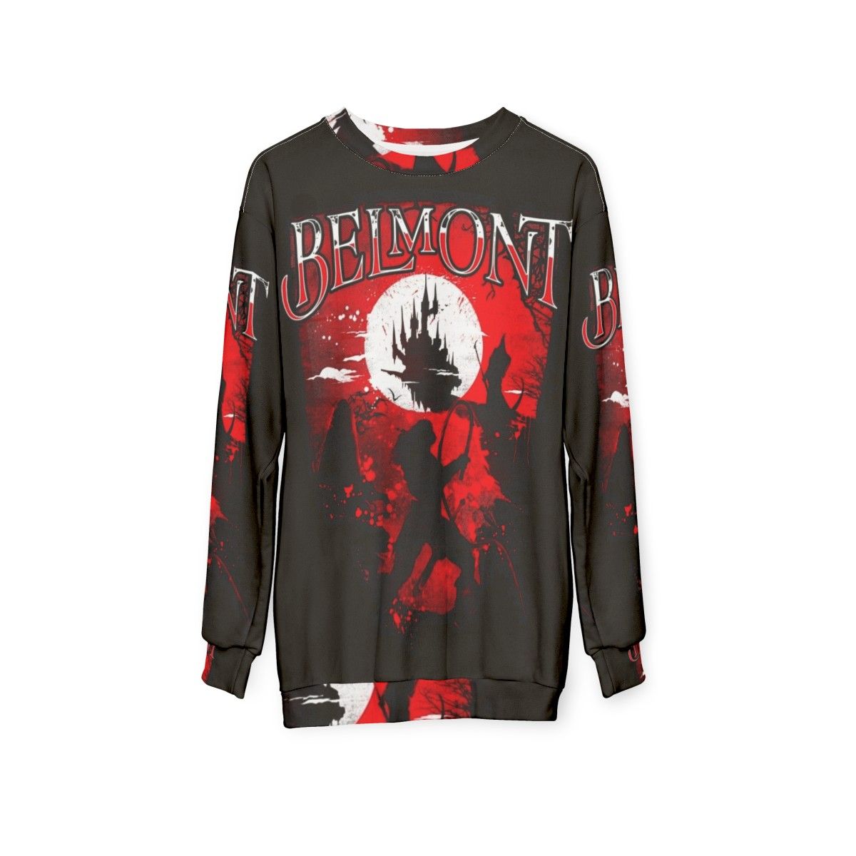 Belmont Vampire Hunter Sweatshirt - Castlevania Inspired - hanging