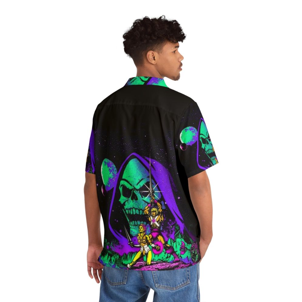 Masters of the Universe He-Man Inspired Hawaiian Shirt - People Back