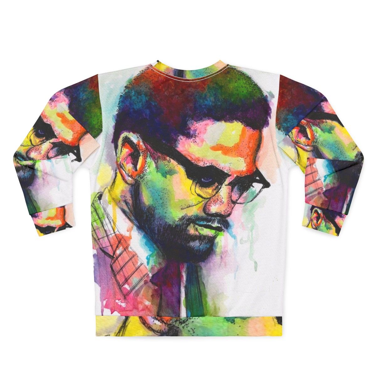 Malcolm X Civil Rights Activist Sweatshirt - Back