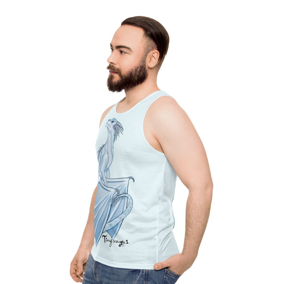 Unisex Winter Icewing Wings of Fire Tank Top - men side