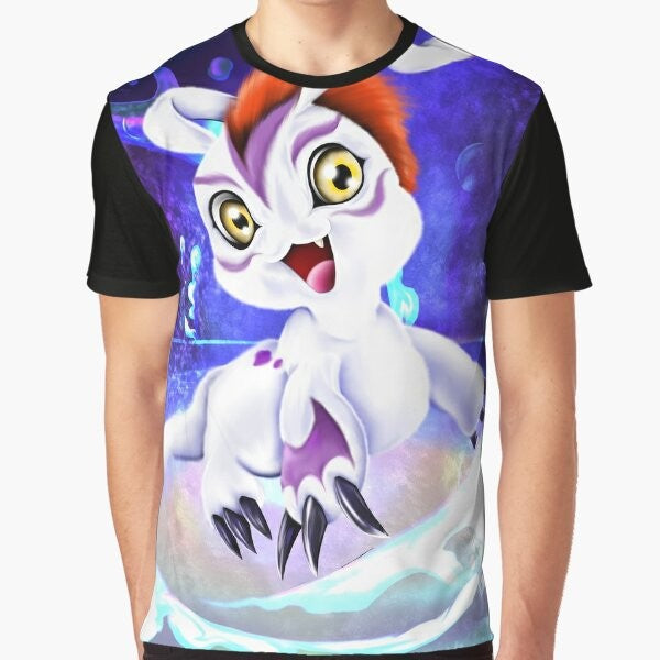 Digimon Gomamon Digivolving Graphic T-Shirt