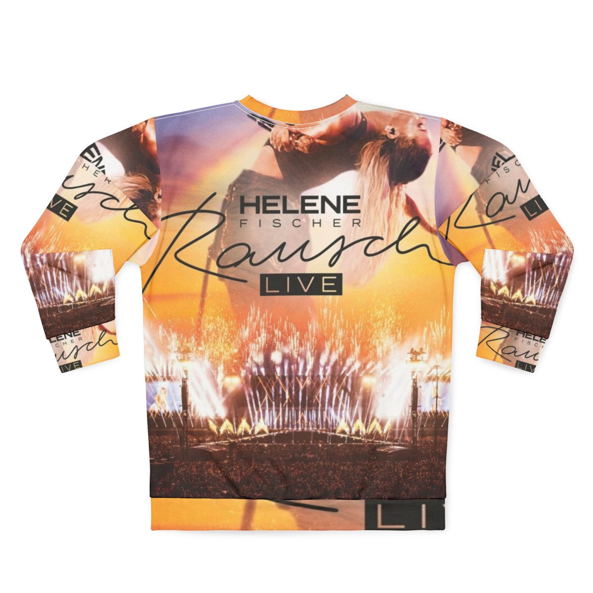 Helene Fischer Rausch Live Sweatshirt with pop music and concert aesthetic design - Back