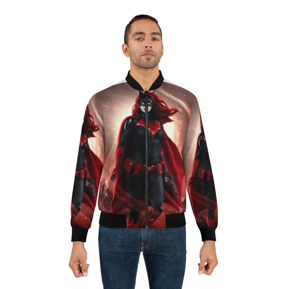 Batwoman Kate Kane Bomber Jacket with Superhero Design - Lifestyle