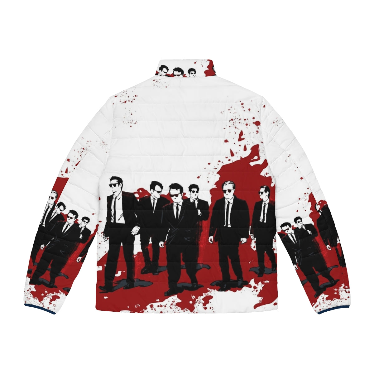 Reservoir Dogs Puffer Jacket featuring the iconic Tarantino movie design - Back