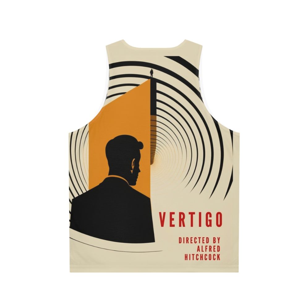 Vertigo movie poster alfred hitchcock unisex tank top - Back