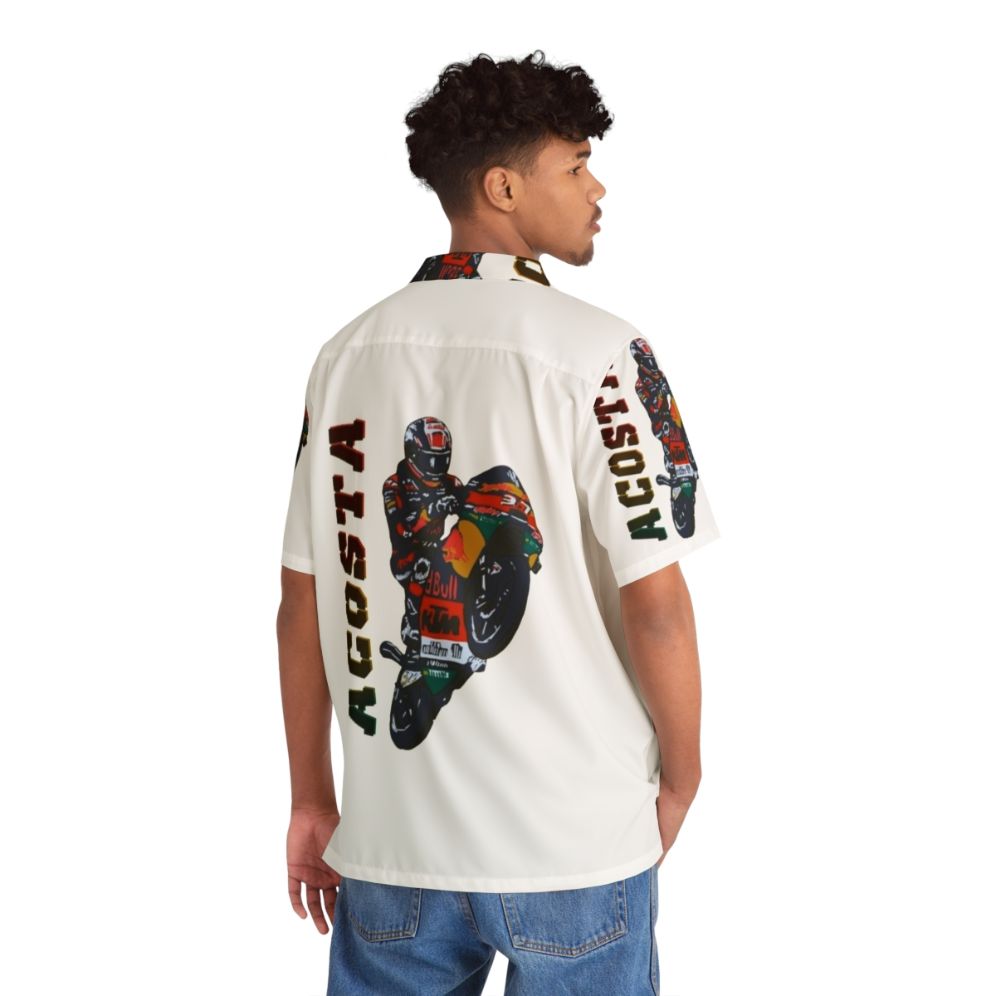 Pedro Acosta MotoGP Inspired Hawaiian Tropical Shirt - People Back