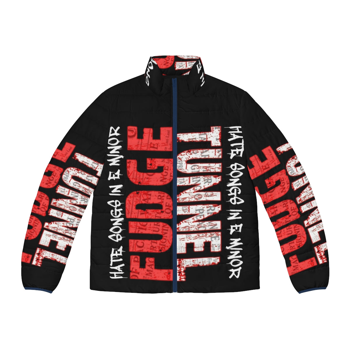 Fudge Tunnel Hate Songs In E Minor Puffer Jacket