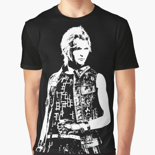 Weathered Prompto Final Fantasy XV Graphic T-Shirt