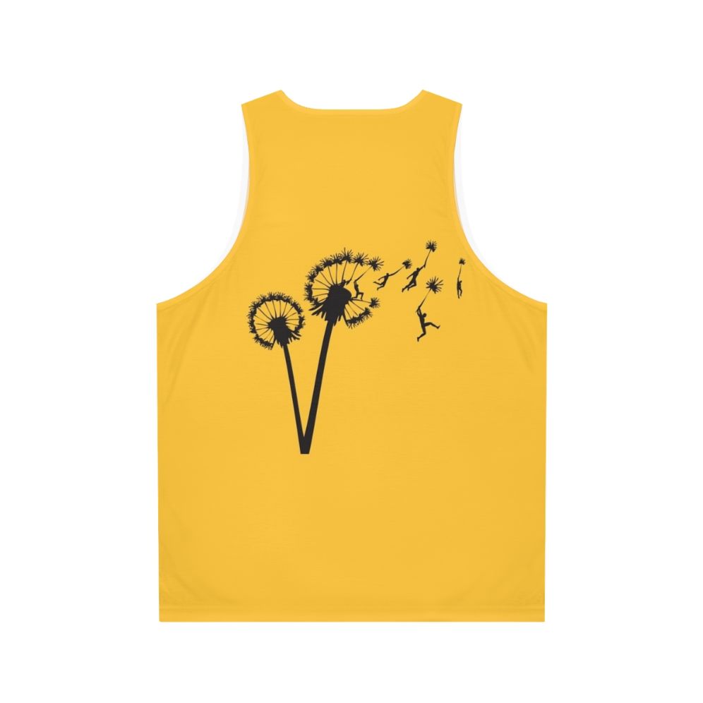 Dandelion people flight unisex tank top - Back