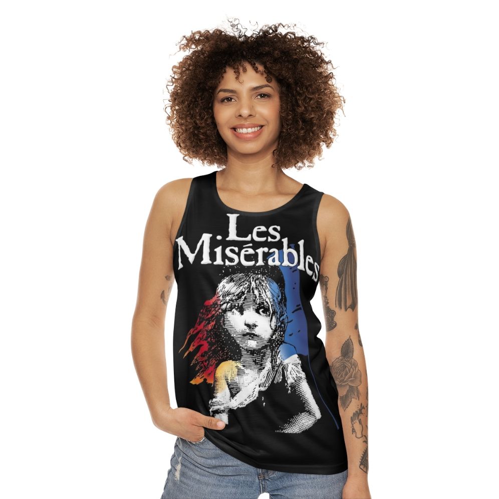 Vintage Les Misérables Unisex Tank Top - women