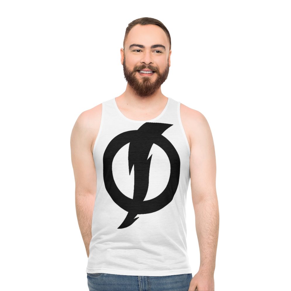 Static Shock Unisex Tank Top - men