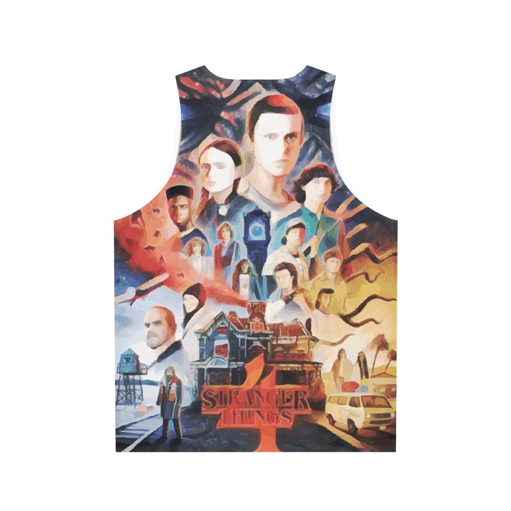 Stranger Things Netflix Unisex Tank Top - Back