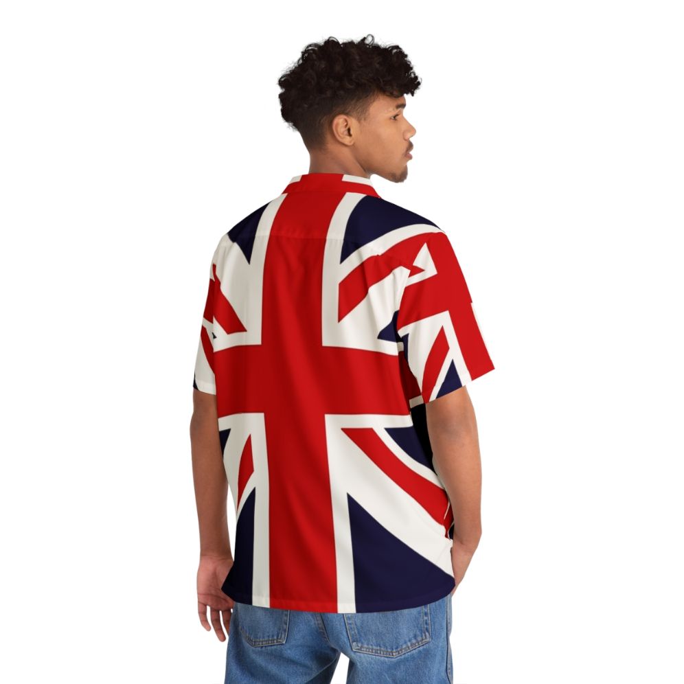 Rose Union Jack Great Britain Punk Rock Hawaiian Shirt - People Back