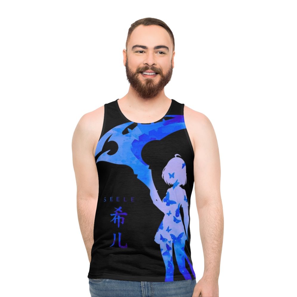 Blue Butterflies Unisex Tank Top - men