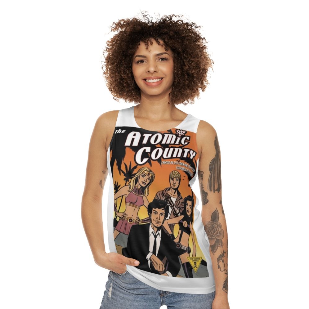 The O.C. Seth Cohen Comic Book Unisex Tank Top - women