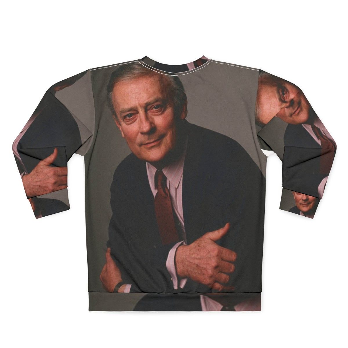 Classic Edward Woodward Actor Sweatshirt - Back