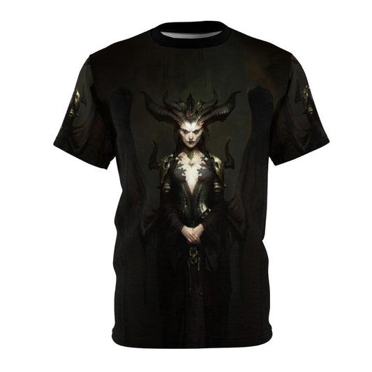 Diablo 4-inspired t-shirt featuring a bold, eye-catching design