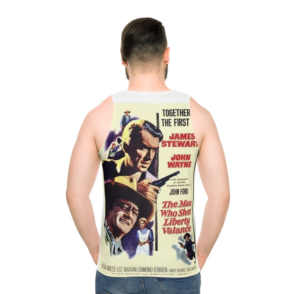 The Man Who Shot Liberty Valance Unisex Tank Top - men back