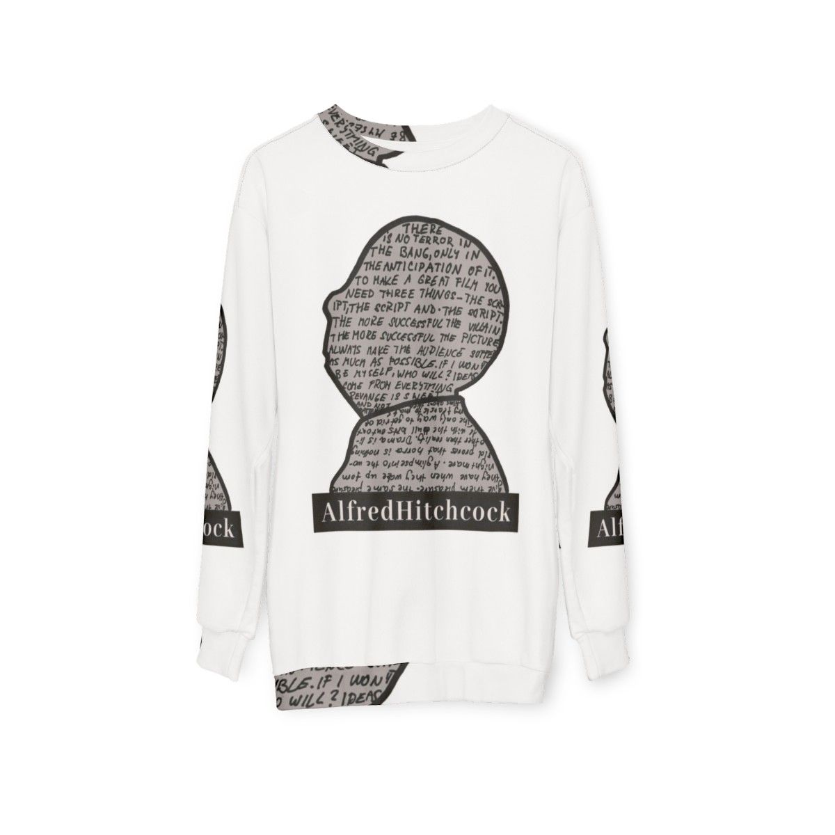 Alfred Hitchcock Grey Sweatshirt - hanging