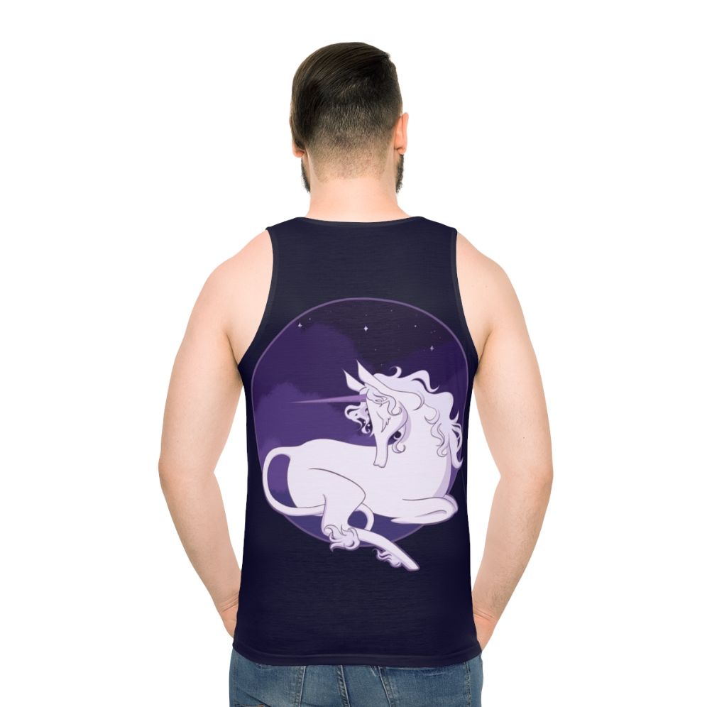 Dreamy unicorn tears unisex tank top - men back