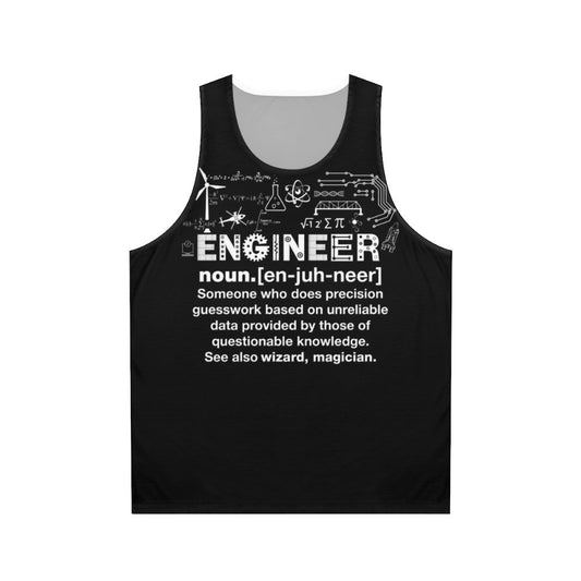 Unisex Engineer Humor Definition Tank Top