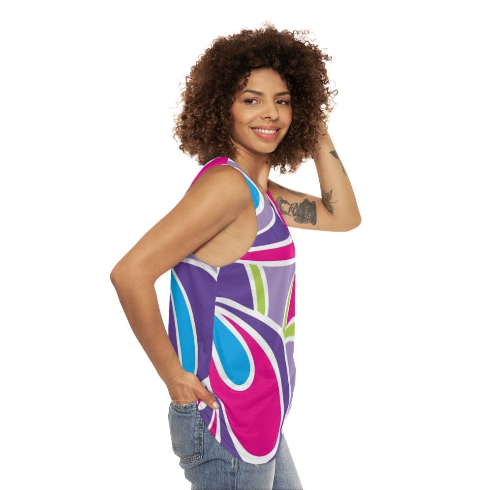 90s Barbie Inspired Retro Unisex Tank Top - women side