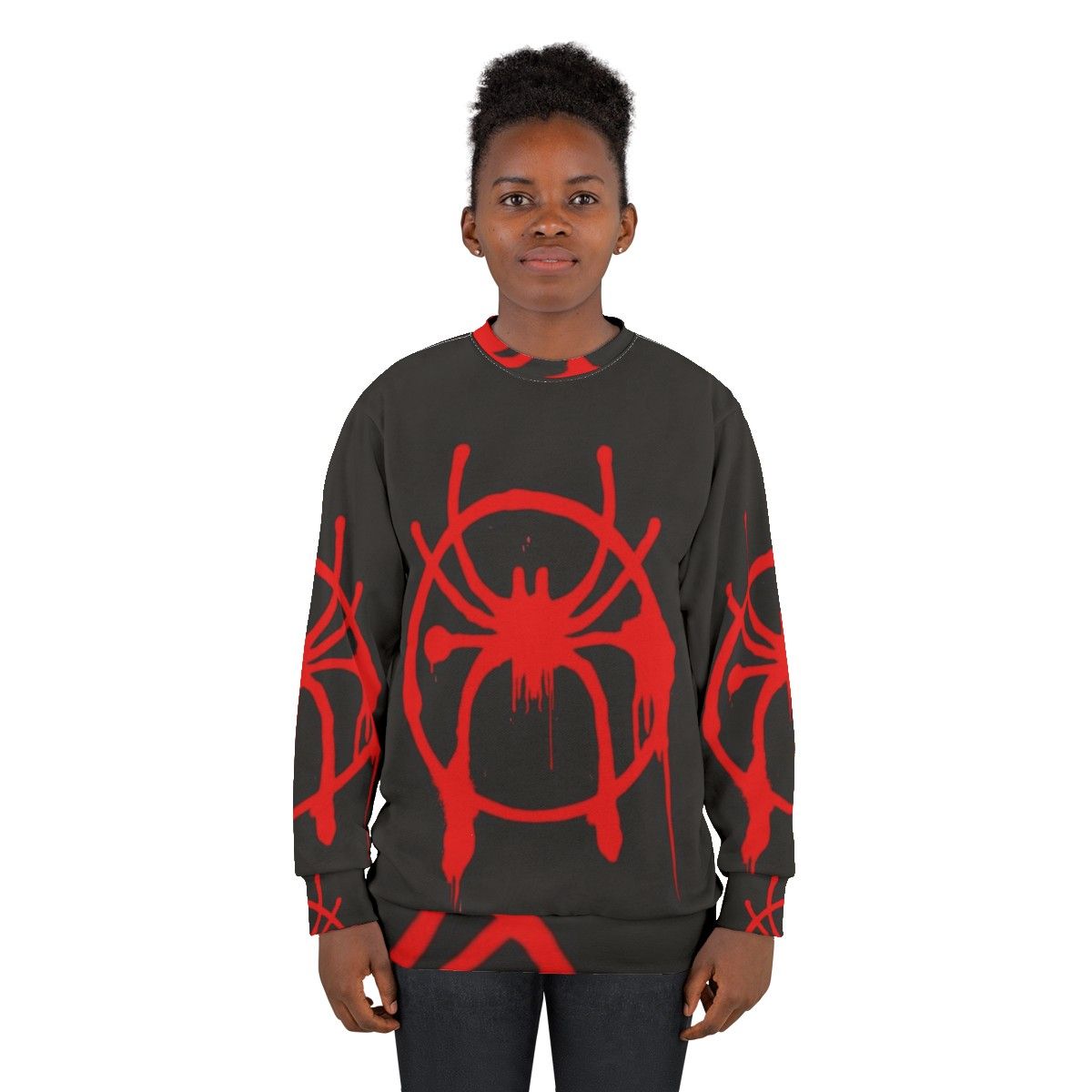 Miles Morales Spider-Man Logo Sweatshirt - women