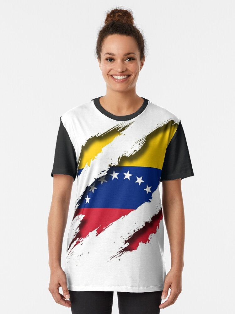 Venezuela Pride Graphic T-Shirt - Women