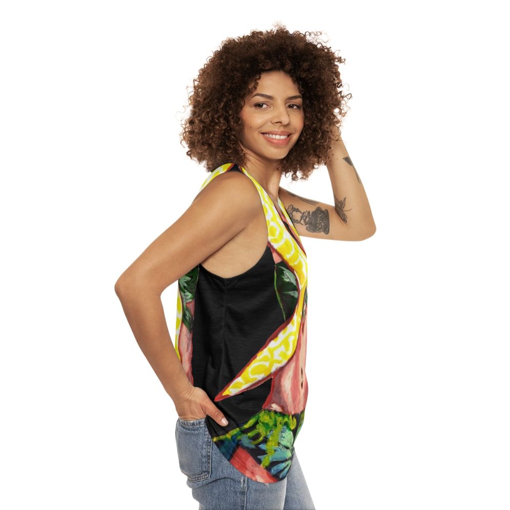 Unisex Snake 4 U 90s Pop Art Tank Top - women side